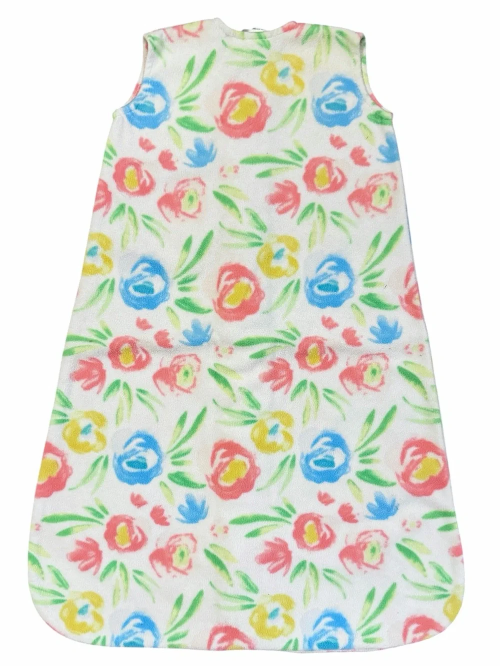 HALO SleepSack Wearable Blanket 0-6 Months Zipper Fleece Floral Multicolor